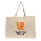 Oversized Jumbo 100% Twill Cotton Tote Bags Customized - Personalized Tote Bags With Your Logo - TF290
