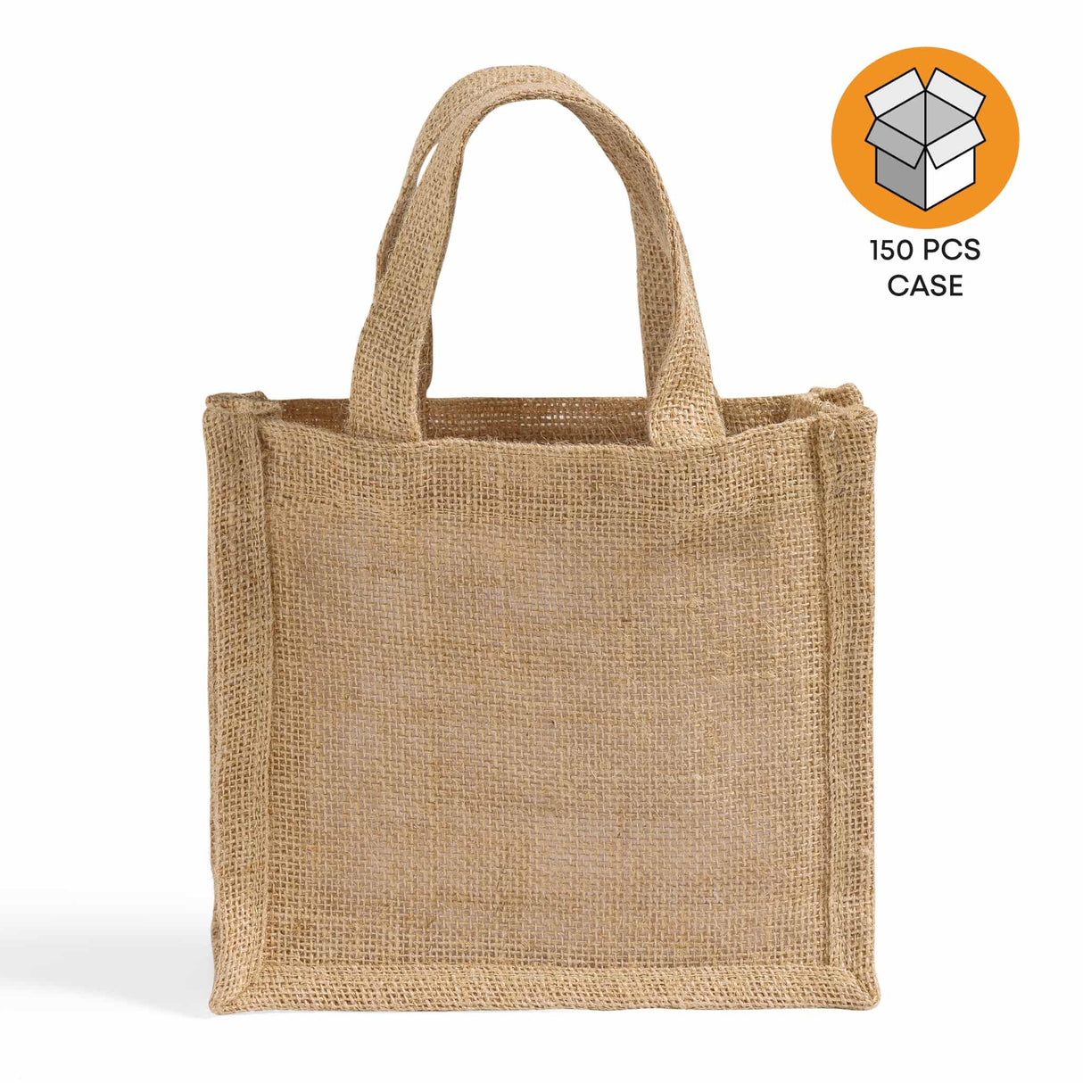 150 ct Small Burlap Party Favor Bags / Jute Gift Tote Bags - By Case