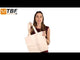 120 ct Organic Cotton Canvas Grocery Tote Bags W/Gusset - By Case