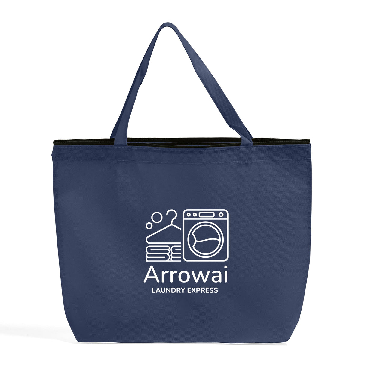 Zippered Promo Convention With Your Logo - Promotional Gusset Tote Bags