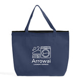 Zippered Promo Convention With Your Logo - Promotional Gusset Tote Bags