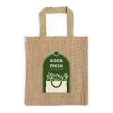 Burlap Promotional Tote Bags - Burlap Tote Bags Customized Logo