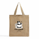 Burlap Promotional Tote Bags - Burlap Tote Bags Customized Logo