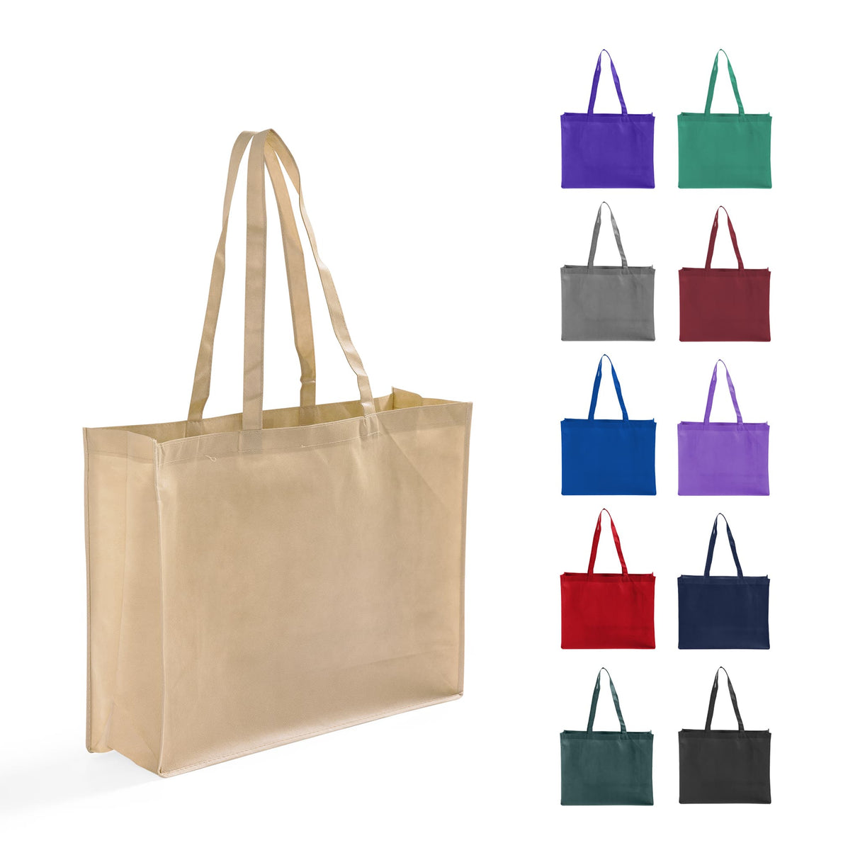 promotional large size non woven tote bags