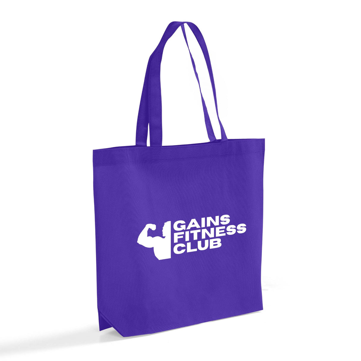 Customized Logo Bottom Gusset Tote Bags - Promotional Tote Bags