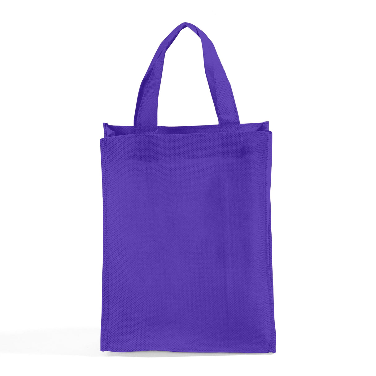 purple non woven gift tote