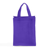 purple non woven gift tote