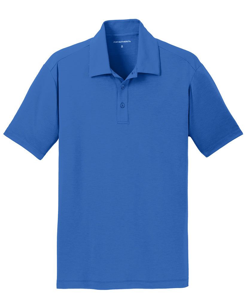 Performance polyester outlet polo shirts