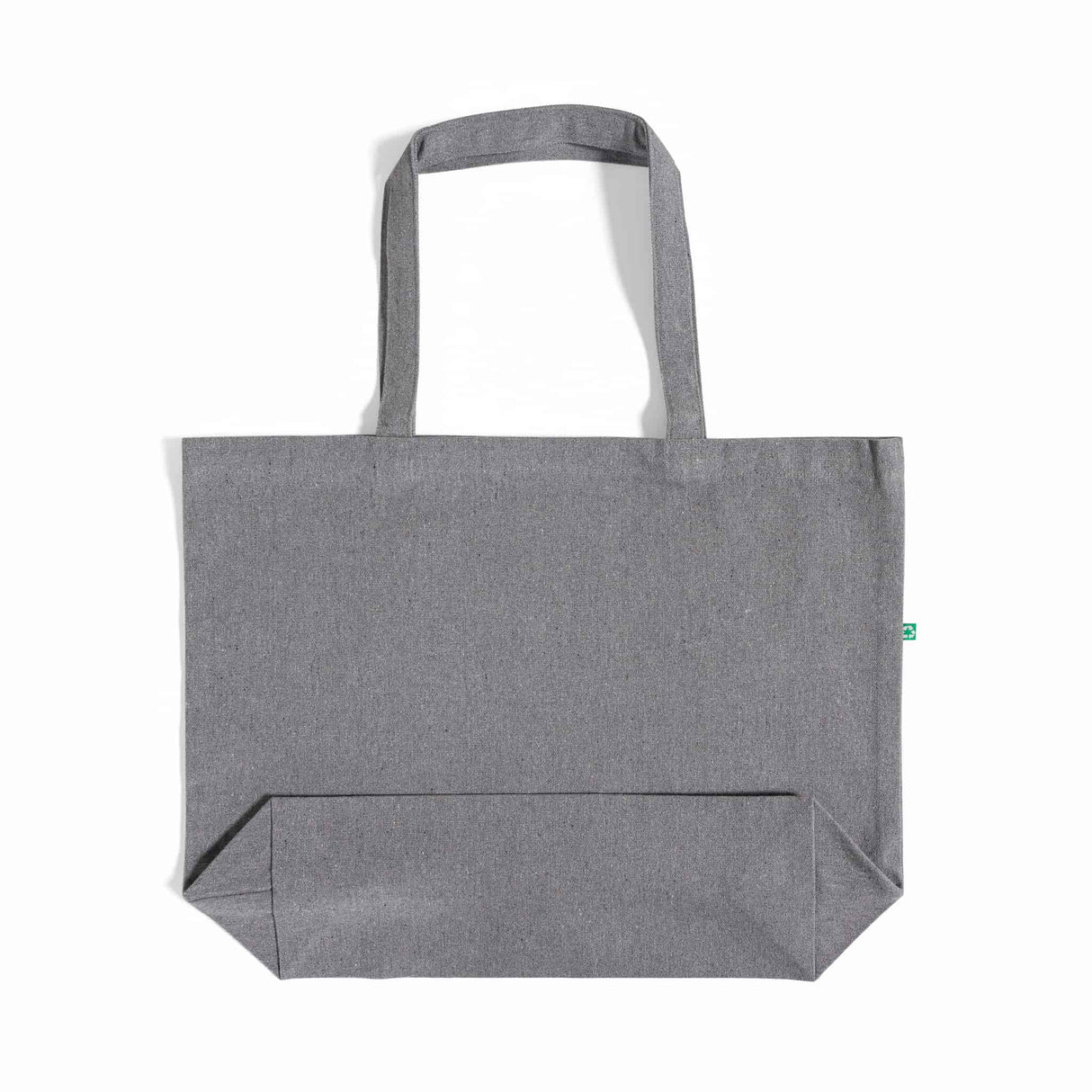 72 ct Large Recycled Cotton Canvas Tote Bags w/Gusset - By Case