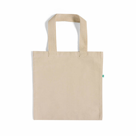 96 ct Recycled Canvas Flat Tote Bag / Basic Book Bag - By Case