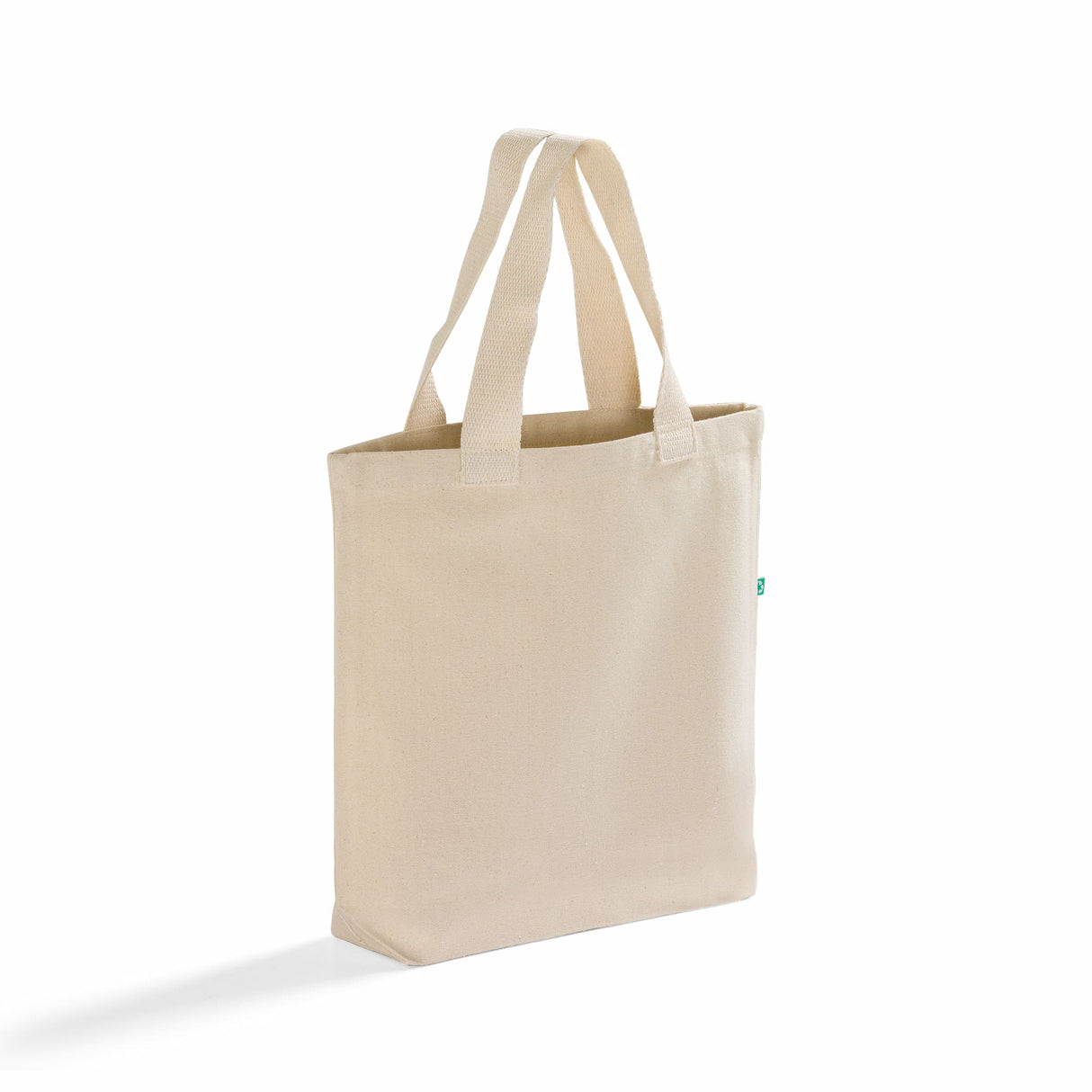 6 ct Recycled Canvas Tote Bag With Bottom Gusset - By Bundle