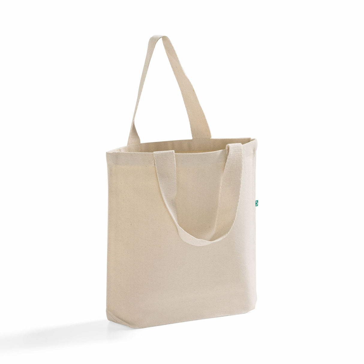 6 ct Recycled Canvas Tote Bag With Bottom Gusset - By Bundle