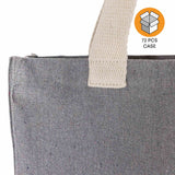 72 ct Recycled Heavy Canvas Tote with Full Gusset - By Case