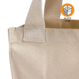 96 ct Recycled Canvas Book Bag with Full Gusset - By Case