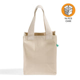 96 ct Recycled Canvas Book Bag with Full Gusset - By Case