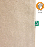 96 ct Recycled Canvas Flat Tote Bag / Basic Book Bag - By Case