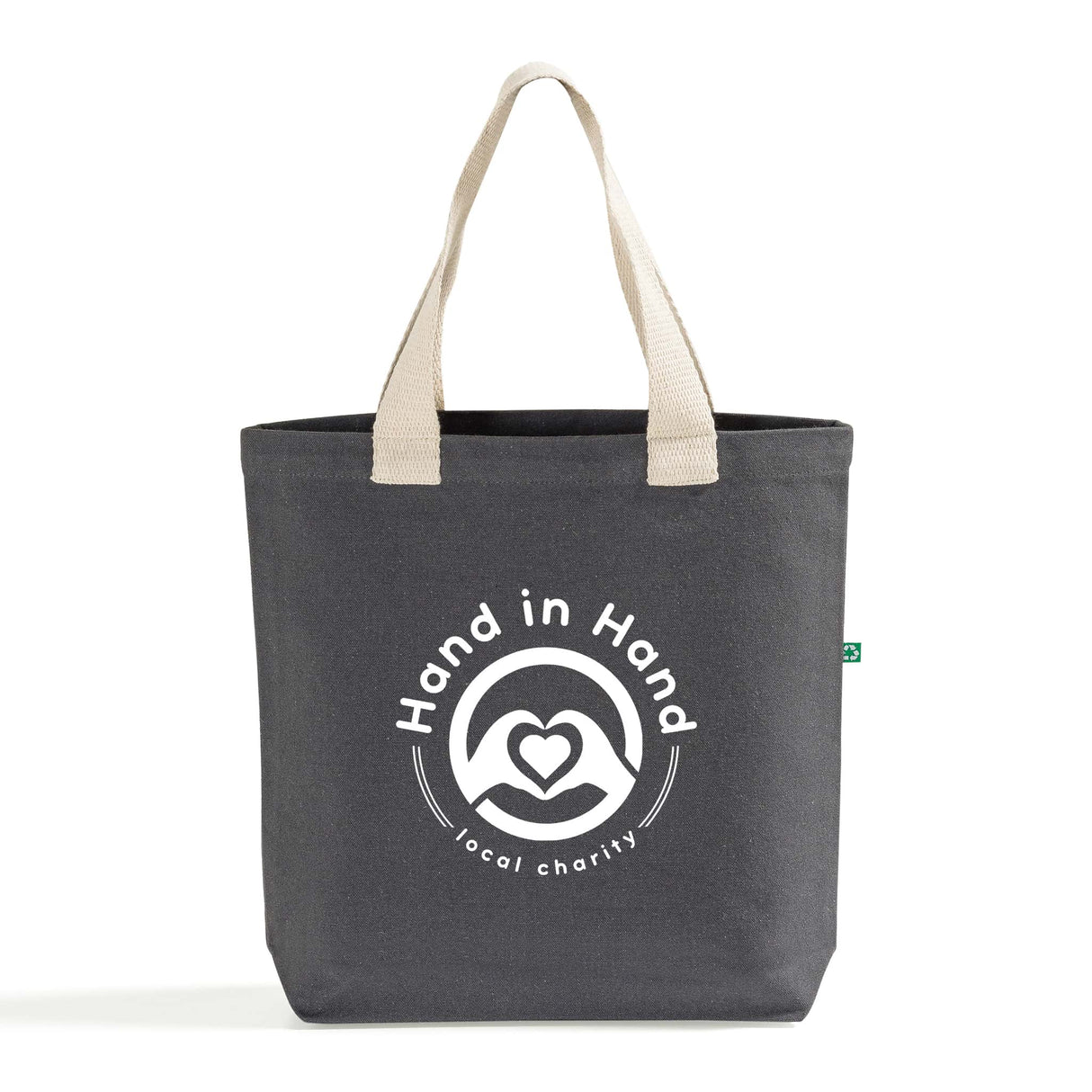 Custom Recycled Canvas Tote Bag With Bottom Gusset - Recycled Canvas Tote Bags With Your Logo - RC870