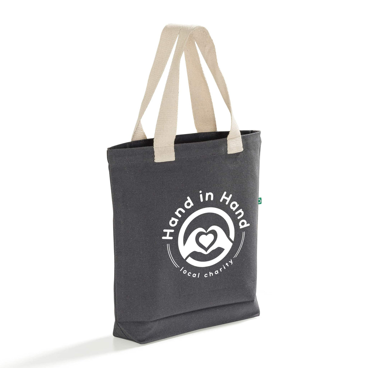 Custom Recycled Canvas Tote Bag With Bottom Gusset - Recycled Canvas Tote Bags With Your Logo - RC870