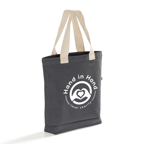 Custom Recycled Canvas Tote Bag With Bottom Gusset - Recycled Canvas Tote Bags With Your Logo - RC870