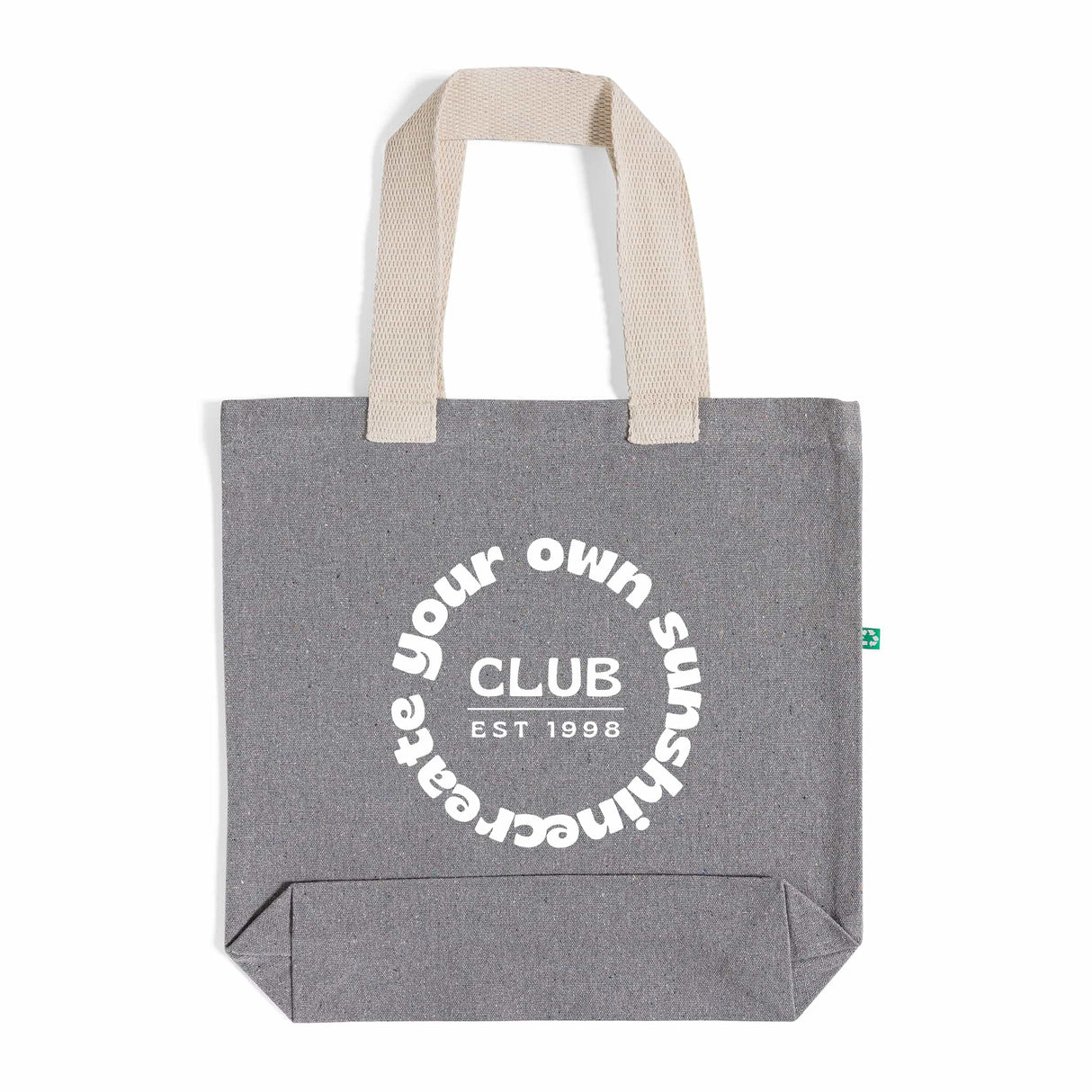 Custom Recycled Canvas Tote Bag With Bottom Gusset - Recycled Canvas Tote Bags With Your Logo - RC870
