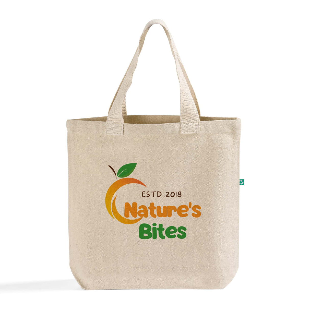 Custom Recycled Canvas Tote Bag With Bottom Gusset - Recycled Canvas Tote Bags With Your Logo - RC870