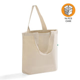 96 ct Recycled Canvas Tote Bag With Bottom Gusset - By Case