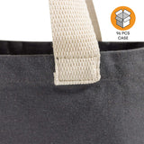 96 ct Recycled Canvas Flat Tote Bag / Basic Book Bag - By Case