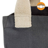 6 ct Recycled Canvas Book Bag with Full Gusset - By Bundle