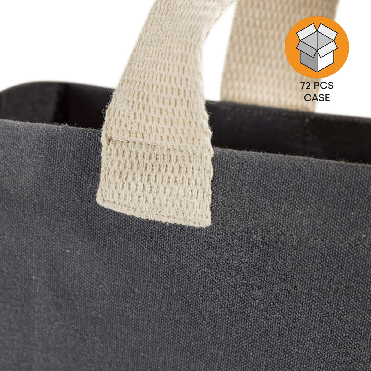 72 ct Recycled Heavy Canvas Tote with Full Gusset - By Case