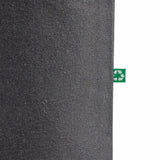 recycled charcoal recycled canvas tote with gusset