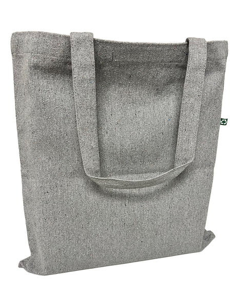 144 ct Eco Friendly Recycled Cotton Canvas Basic Tote Bags - By Case