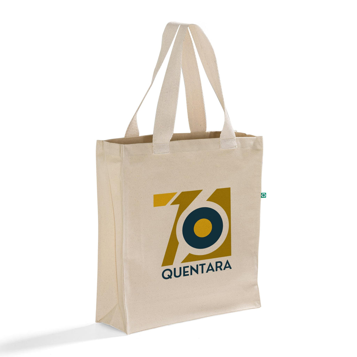 Custom Recycled Heavy Canvas Tote with Full Gusset - Recycled Tote Bags With Your Logo - RC830