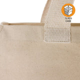 72 ct Recycled Heavy Canvas Tote with Full Gusset - By Case