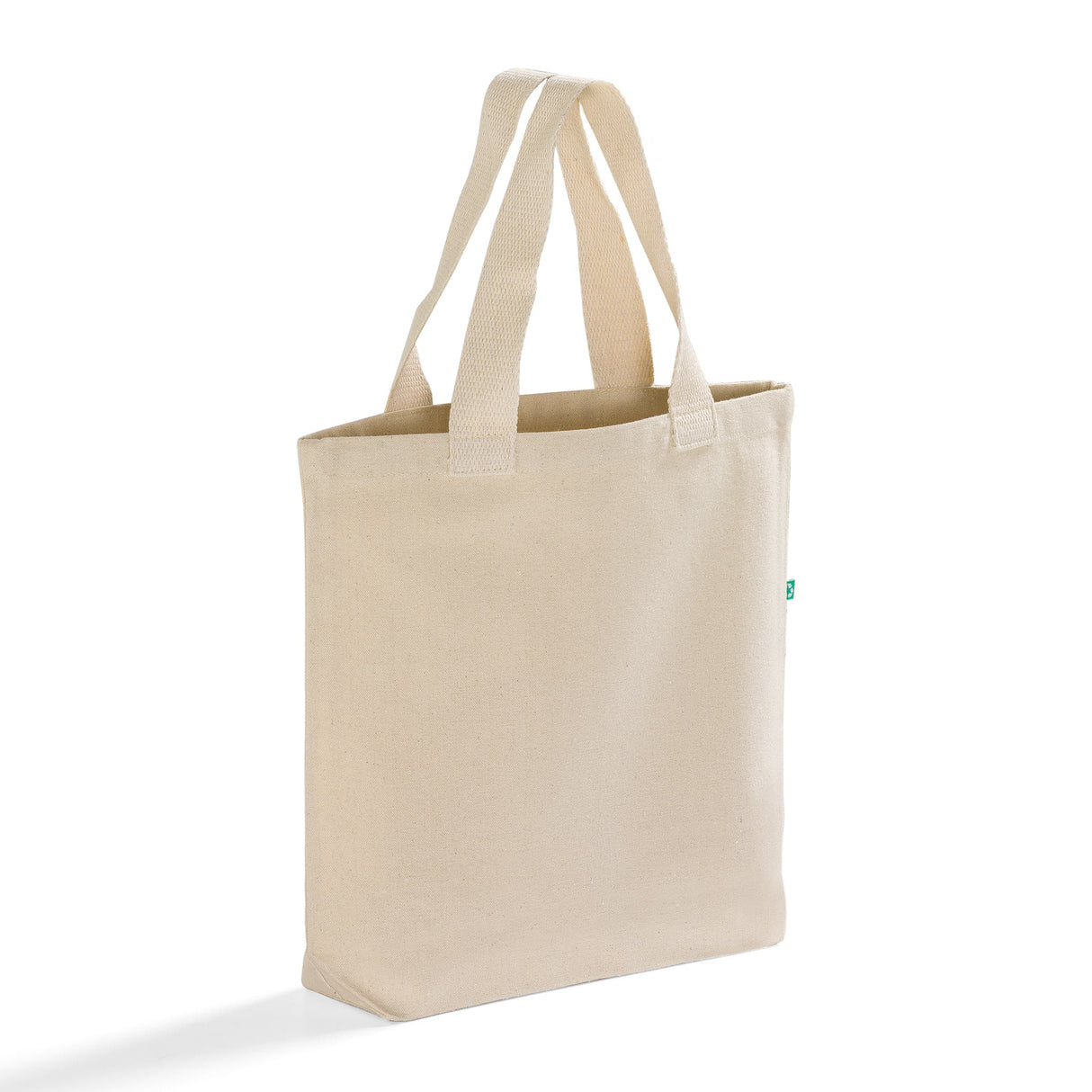 recycled natural canvas tote bag