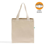 6 ct Recycled Heavy Canvas Tote with Full Gusset - By Bundle