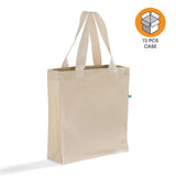 72 ct Recycled Heavy Canvas Tote with Full Gusset - By Case
