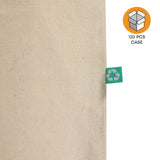 120 ct Recycled Trader's Canvas Tote - By Case