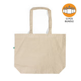 12 ct Recycled Trader's Canvas Tote - By Dozen