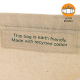 12 ct Recycled Trader's Canvas Tote - By Dozen