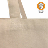 120 ct Recycled Trader's Canvas Tote - By Case