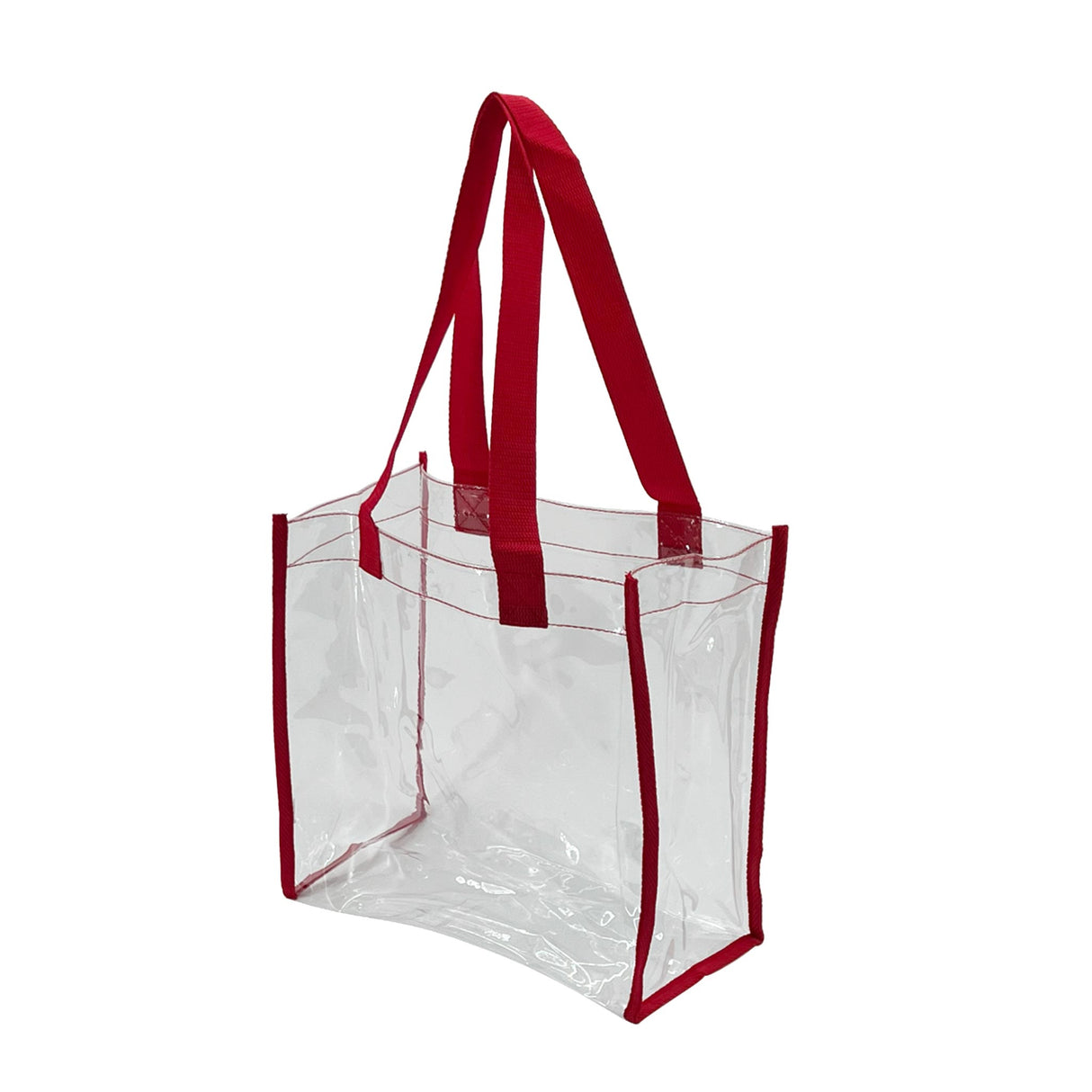 6 ct Transparent Stadium Approved Clear Tote Bags - By Bundle