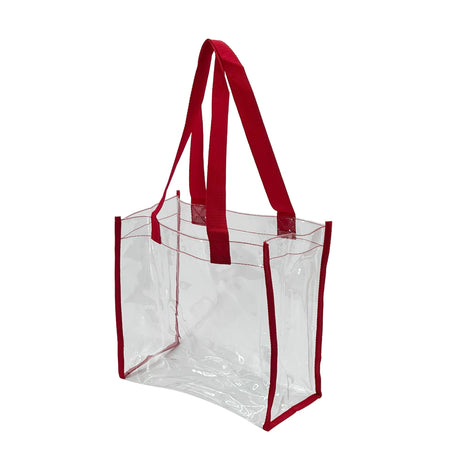 6 ct Transparent Stadium Approved Clear Tote Bags - By Bundle