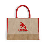 Fashion Jute Tote Bags Customized - Personalized Jute Tote Bags With Your Logo - TJ892