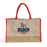Fashion Jute Tote Bags Customized - Personalized Jute Tote Bags With Your Logo - TJ892
