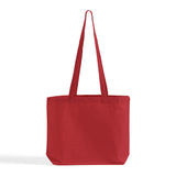 Red Large Value Messenger Canvas Tote Bag