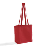 Red Large Value Messenger Canvas Tote