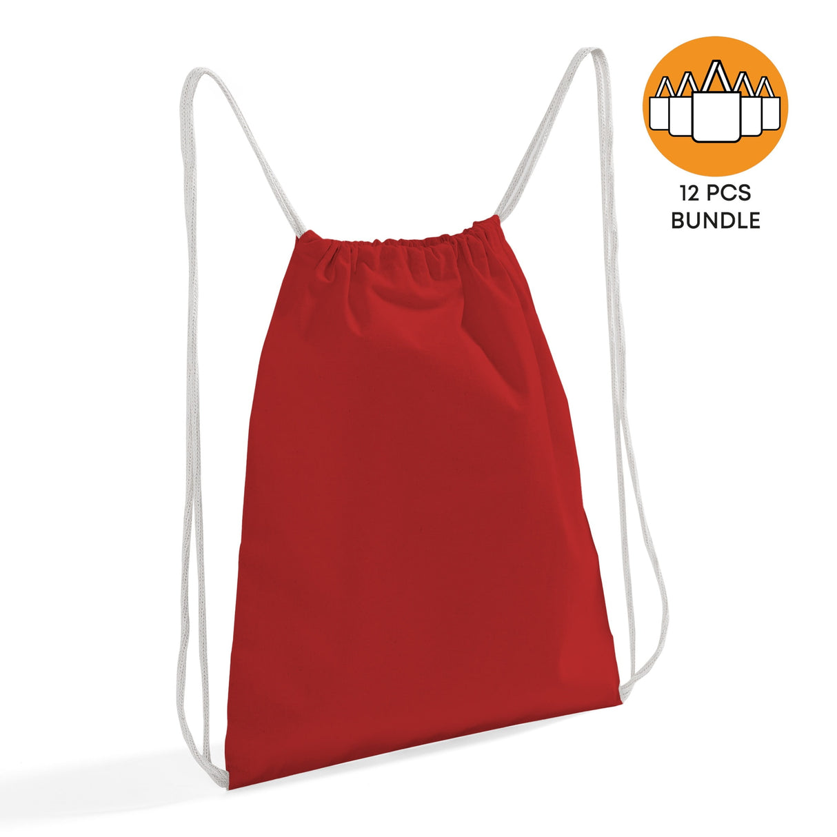 Red Small Drawstring Backpack Bundle