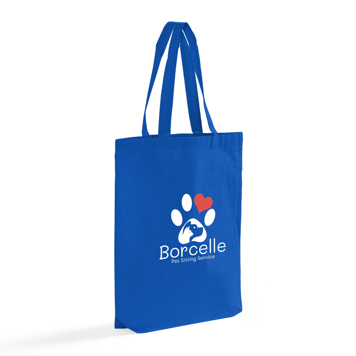 Gusseted Custom Tote Bags 100% Cotton / Logo Tote Bags With Bottom Gusset - TG110