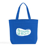 Heavy Canvas Zipper Tote Bags Customized - Personalized Heavy Tote Bags With Your Logo - TG261