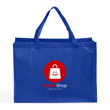Customized Jumbo Non-Woven Polypropylene Grocery Tote Bags - Personalized Tote Bags With Your Logo - GN48